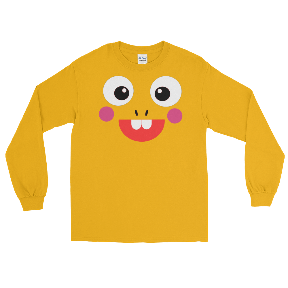 Long Sleeved VIPKID Dino Face Shirt.