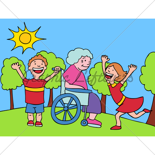 Grandma With Grandkids · GL Stock Images.