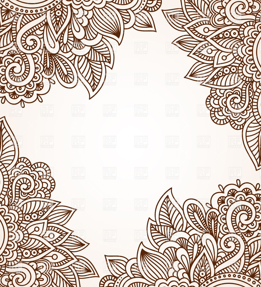 Ornaments Background Clipart.