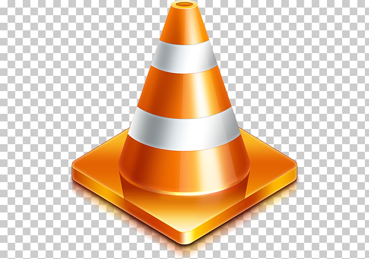 VLC media player macOS Microsoft Windows , Orange cones PNG.