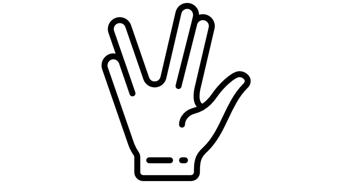 Vulcan salute.