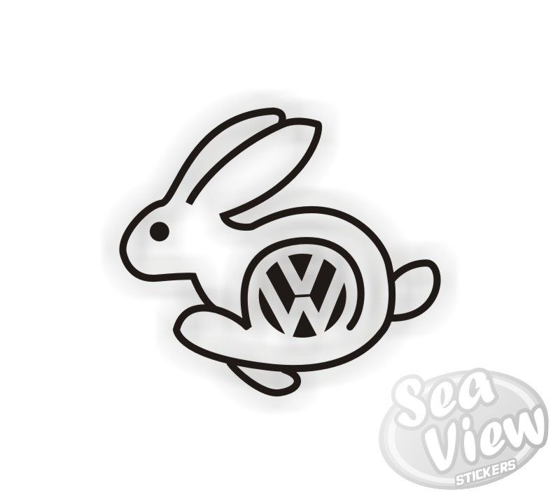 Volkswagen Rabbit Logo.