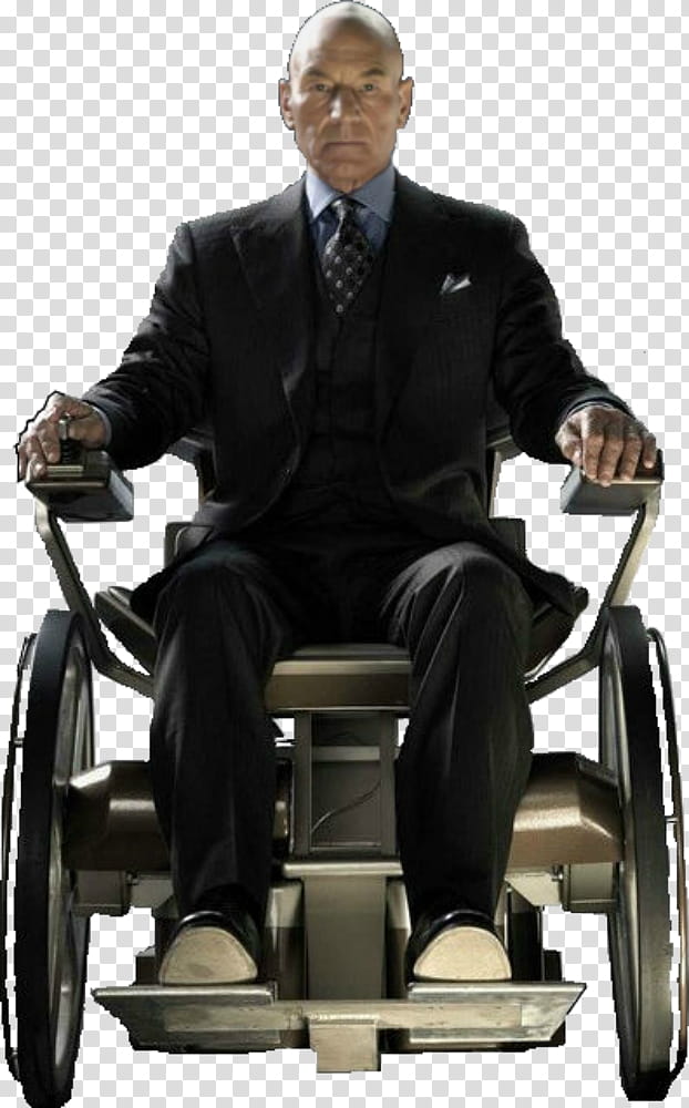 X Men Professor X Charles Xavier transparent background PNG.