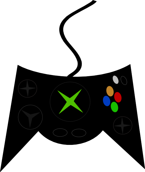 Xbox Game Controller Clipart.