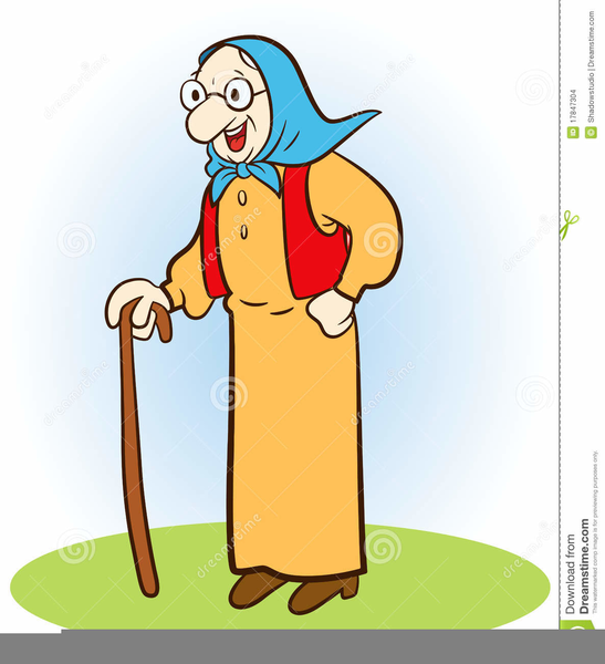 Download Free png Little Old Lady Clipart.