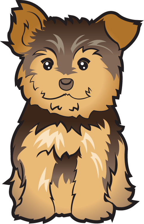 Yorkie Clipart.