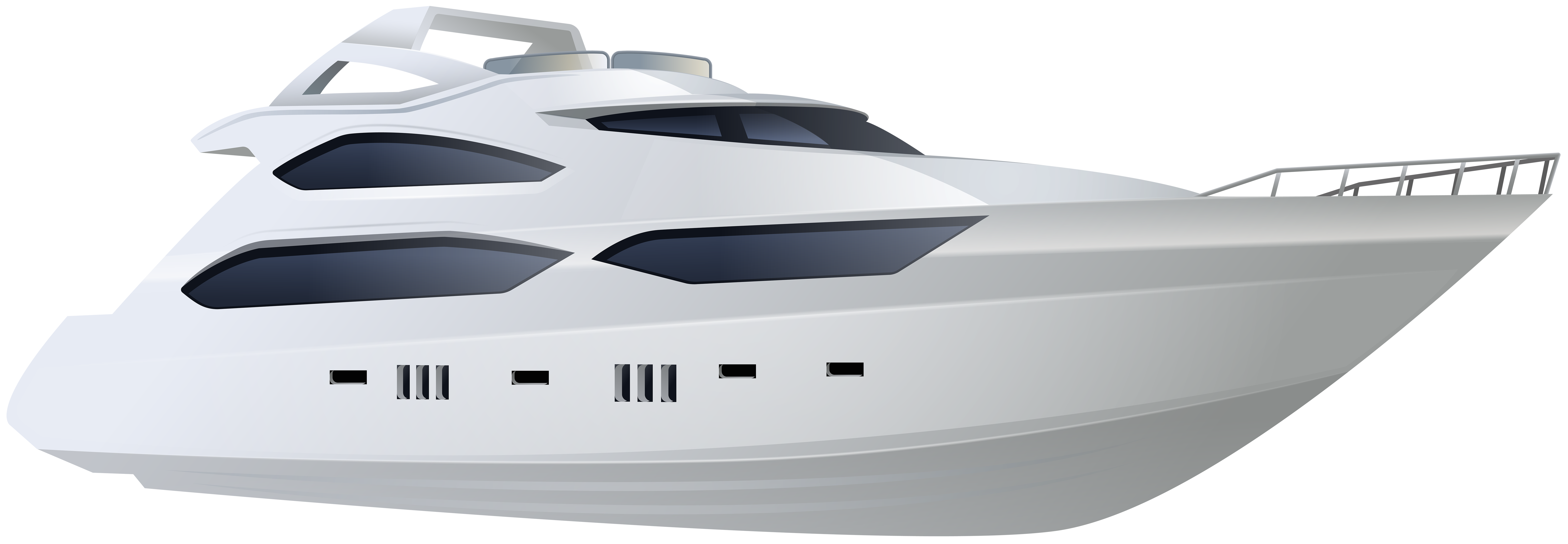 Yacht PNG Clip Art Image.