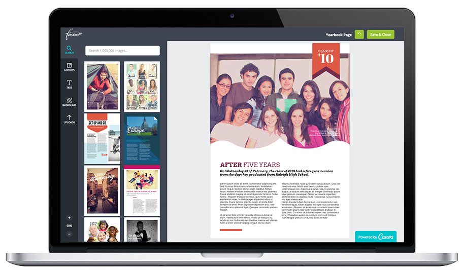 Create Professional Looking Alumni Yearbooks.