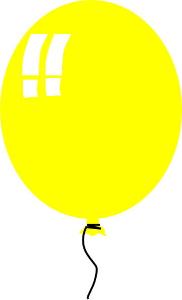 Yellow Balloon Clip Art at Clker.com.