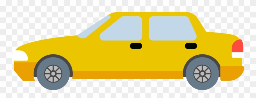 Cartoon Car Png Yellow Color Transpa Background Image.