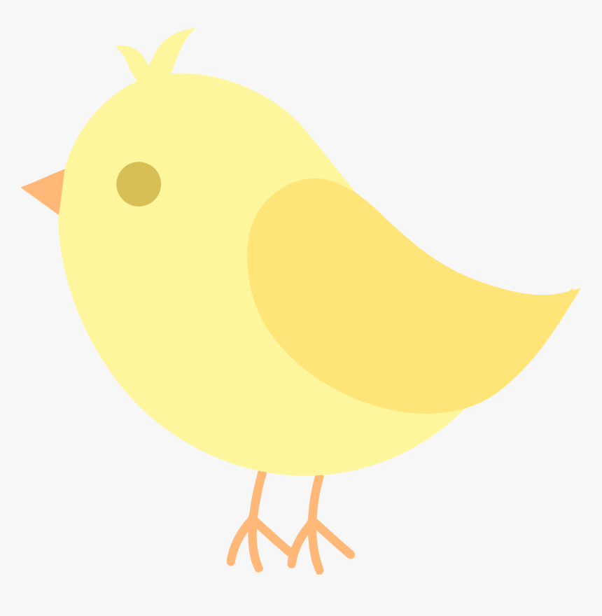 Yellow Cute Bird Clipart, HD Png Download , Transparent Png.