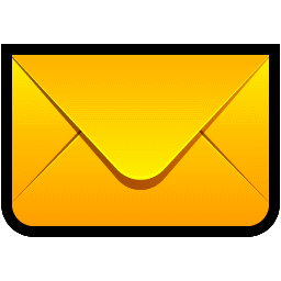 Yellow Envelope Icon, PNG ClipArt Image.