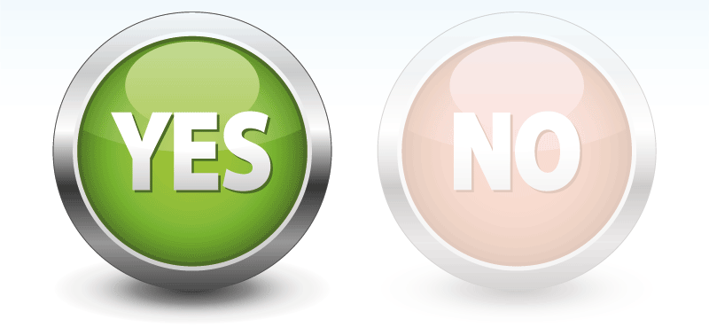 Yes no button png #39567.