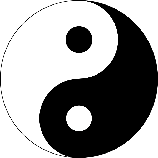 Yin Yang Logo Clip Art at Clker.com.