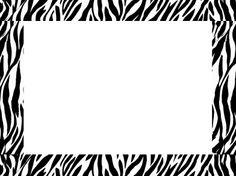 Zebra Print Border Template Group with 72+ items.