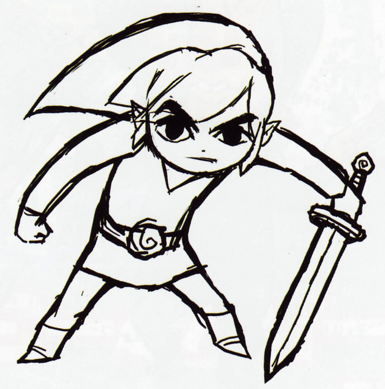 Free Black And White Legend Of Zelda, Download Free Clip Art.