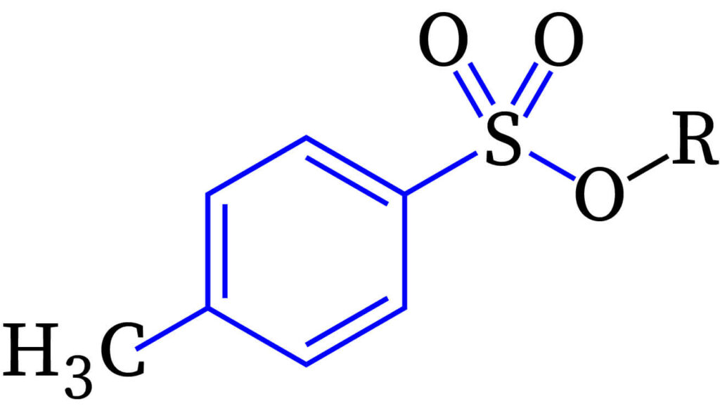 "Structure of tosylate group."