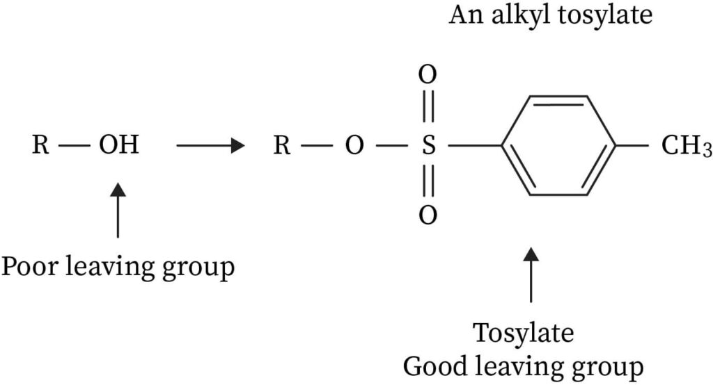 "Leaving group"