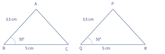 “2 congruent triangles using SAS”