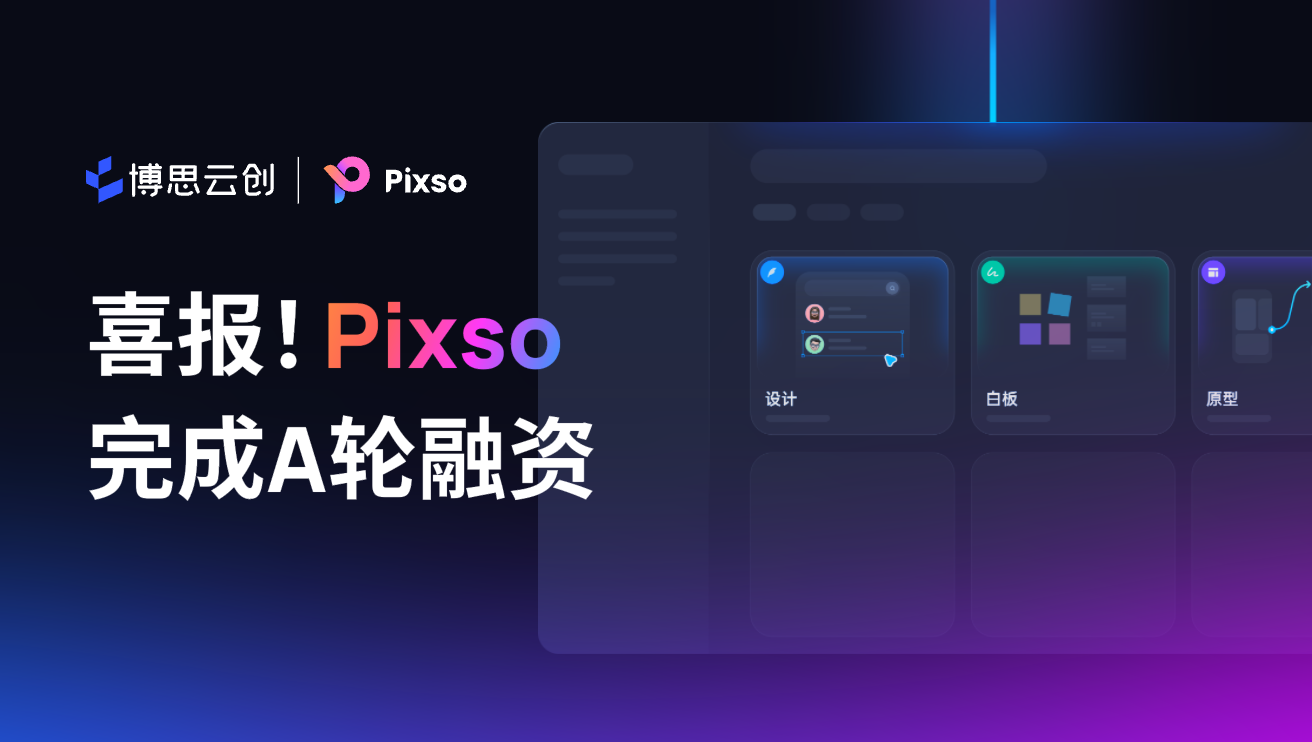 喜报 | Pixso完成A轮融资