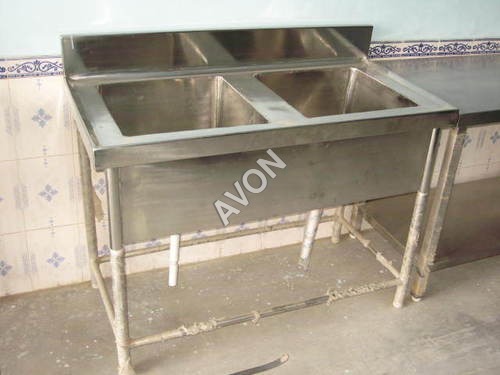 TWO SINK UNIT (48x24x34+6)