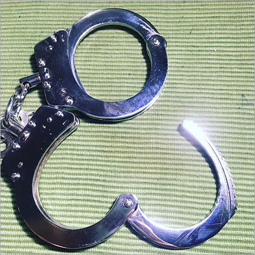 Two Chain Police Handcuffs