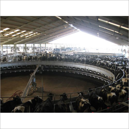 Silver Rotary Milking Parlor