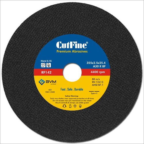 Abrasive Cutting Wheel - Color: Black