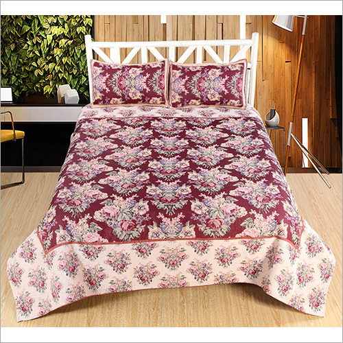 100% Cotton Fancy Bed Cover With Pillow