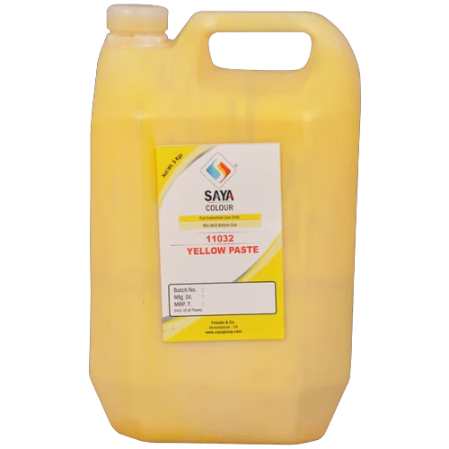 Organic Pigment Yellow Paste Application: Industrial