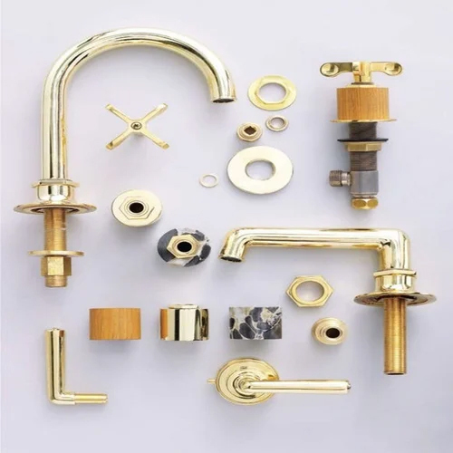 Golden Brass Bathroom Fittings