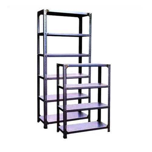 Office Slotted Storage Racks - Color: Black