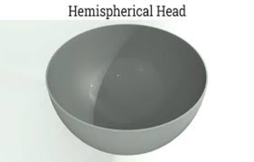 Hemispherical Dish End - Color: Grey