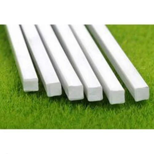 White Square Polypropylene Rod