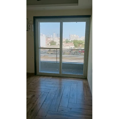 Two Track Upvc Sliding Door - Color: As Per Requirement