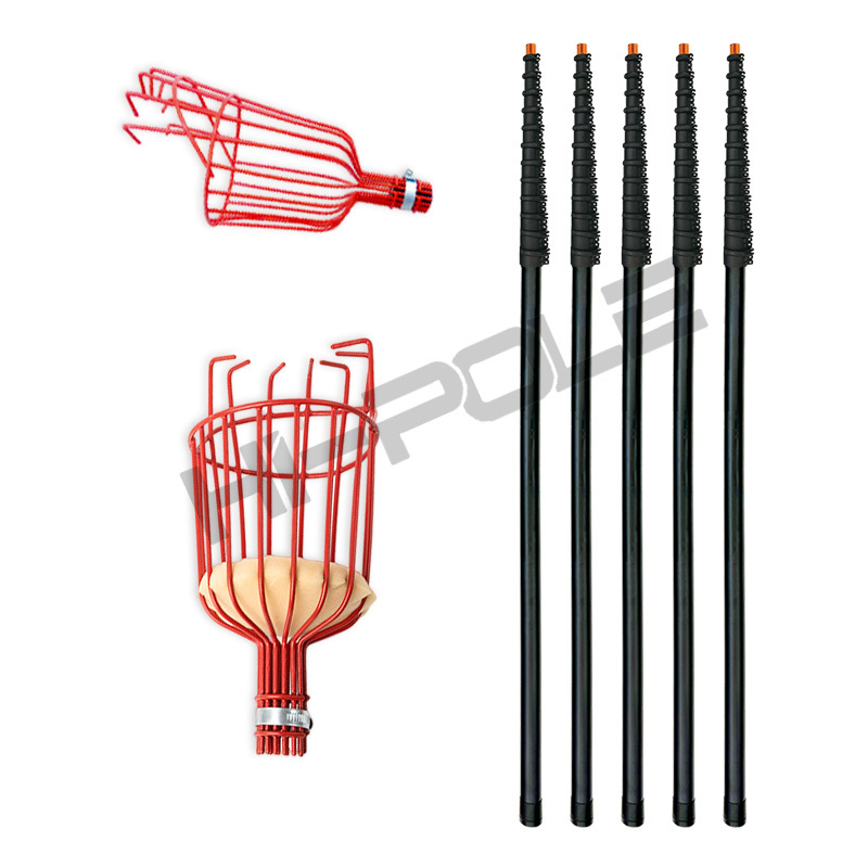 Hi-Pole Apple Picker Tool - Finish: Plastic Coated