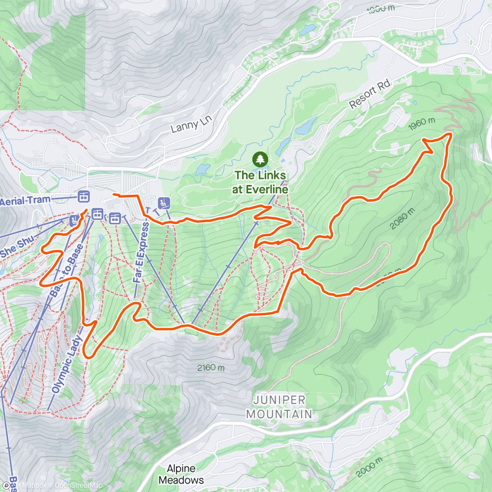 Map of the activity