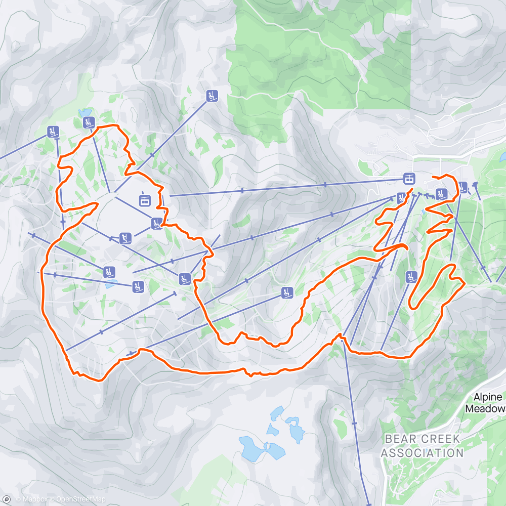 Map of the activity