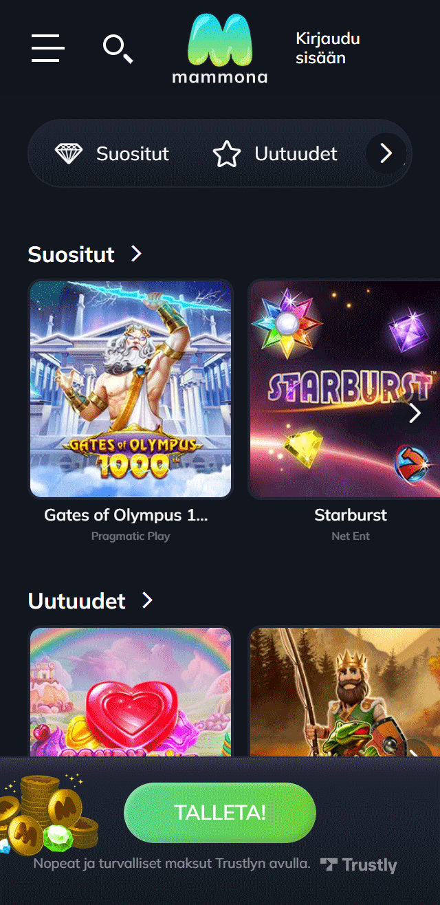 Mammona Kasino arvostelu listaa kaikki bonukset saatavilla sinulle tänään