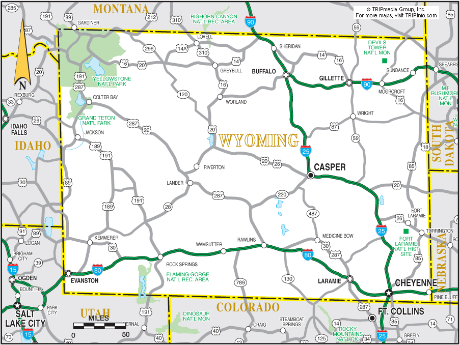 Road Atlas Of Wyo