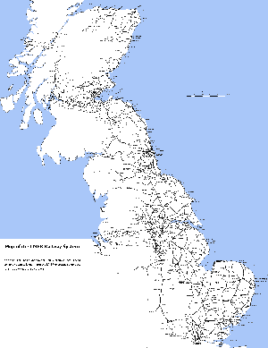 LNER Trains Map