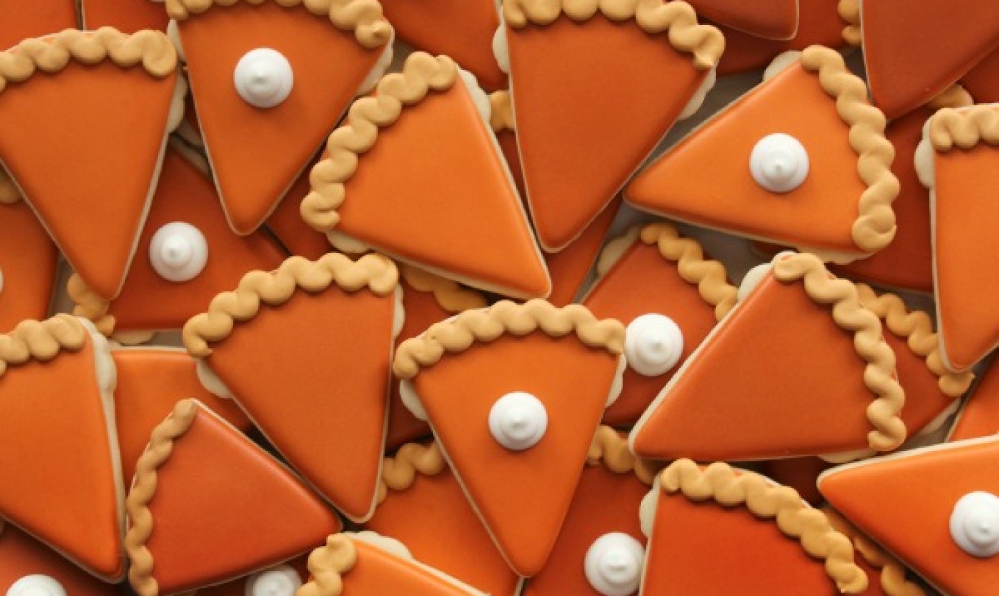 sugar cookies decorated as pumpkin pies