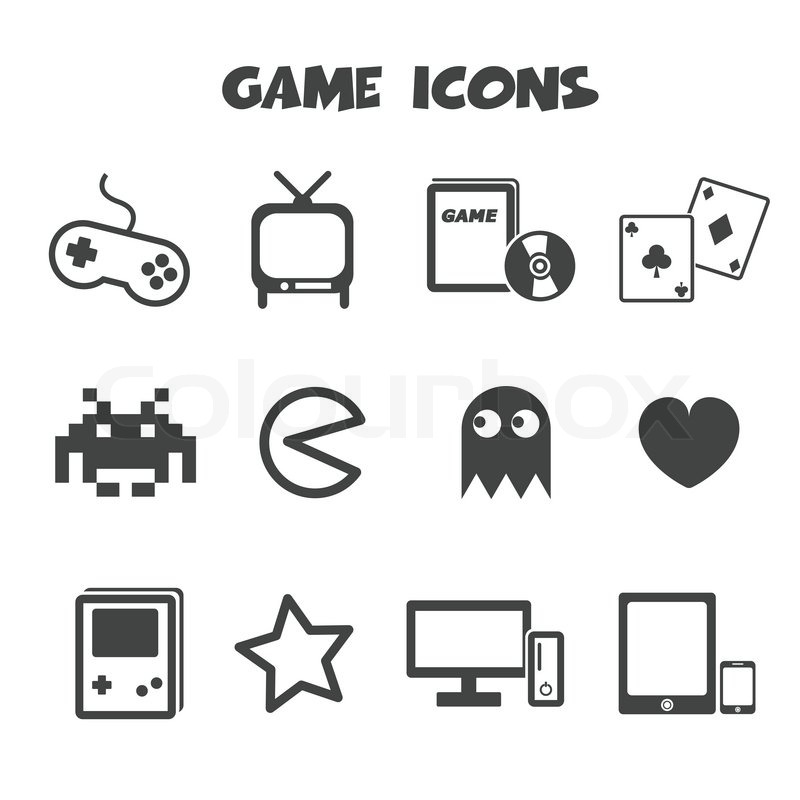 Game Icons | Stock Vector | Colourbox