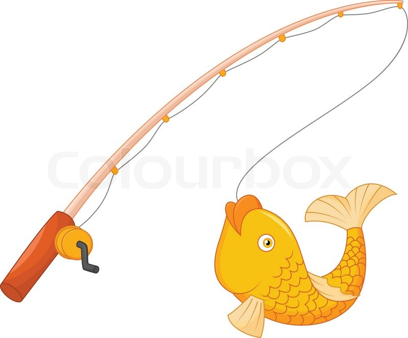 Cartoon Fishing Rod