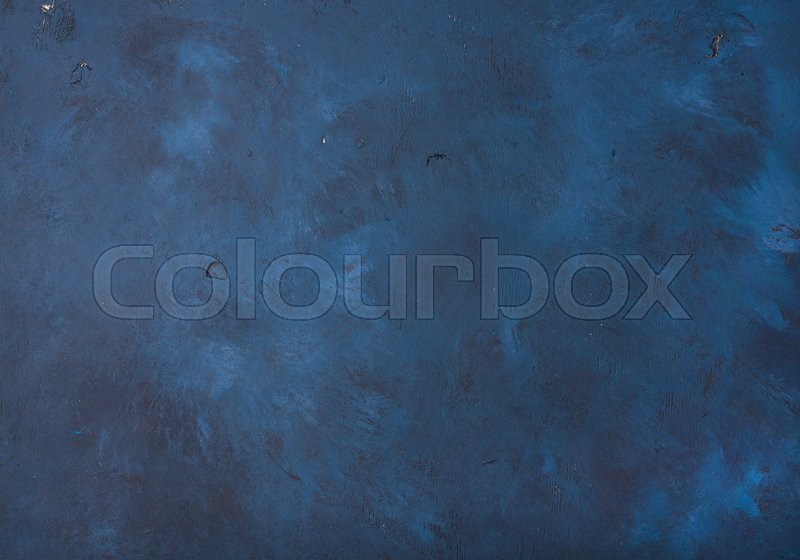 Dark blue painted old plywood texture, background, wallpaper | Stock image  | Colourbox