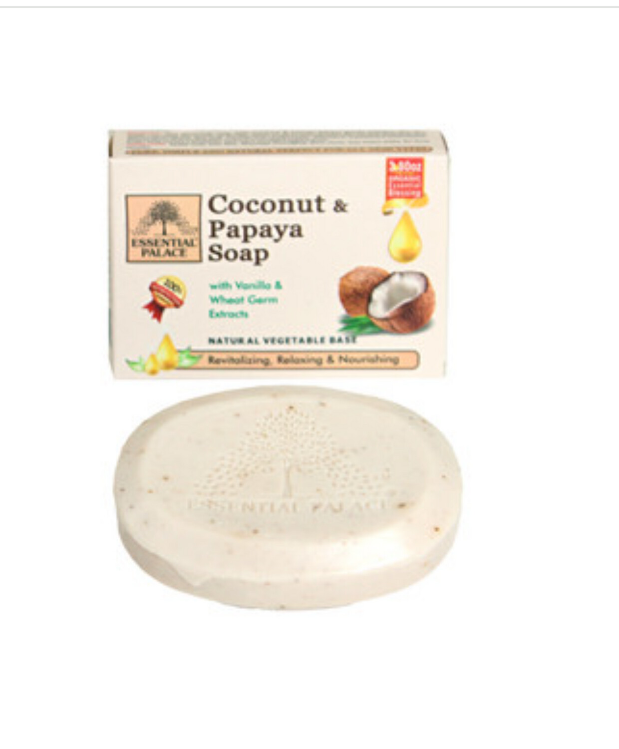 3.8 oz ESSENTIAL PALACE NATURAL SOAPS