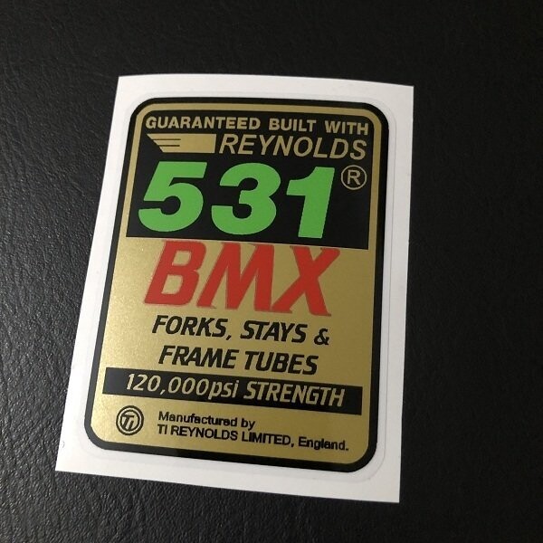 Reynolds 531 BMX Decal