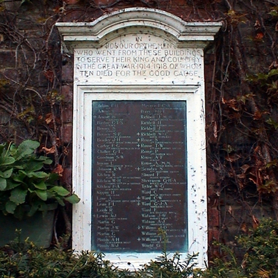 New Court WW1 memorial