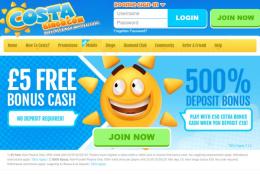 Costa Bingo Site