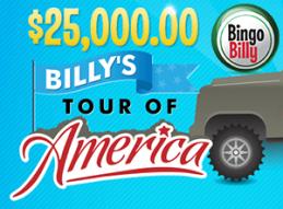 Bingobilly running  25 000 tour of america promo